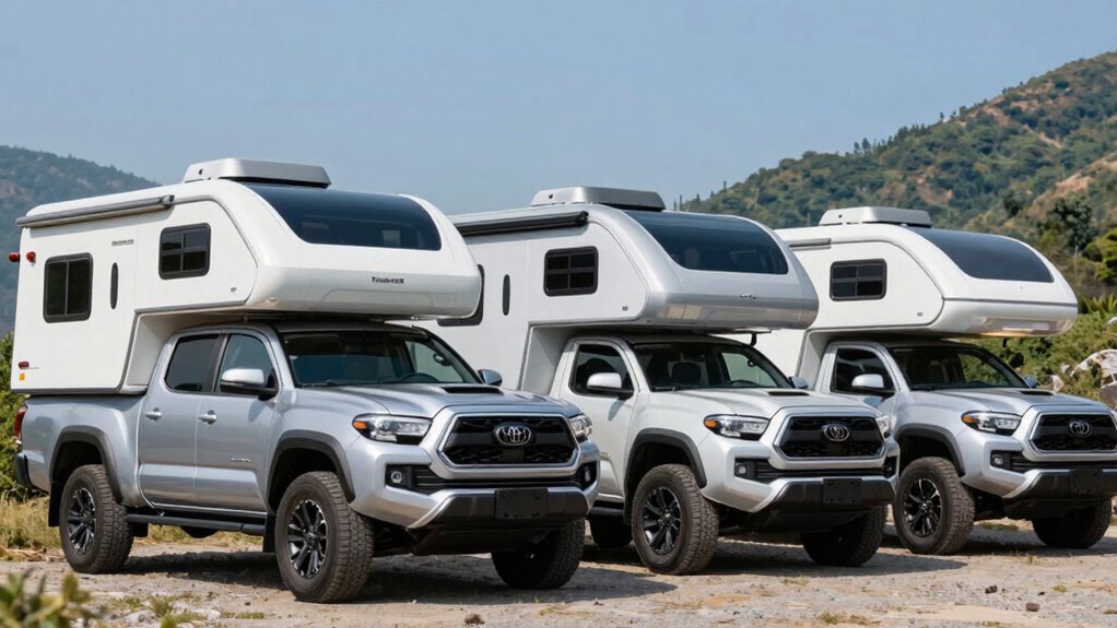 top tacoma camper shells