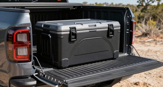 top truck bed cooler slides