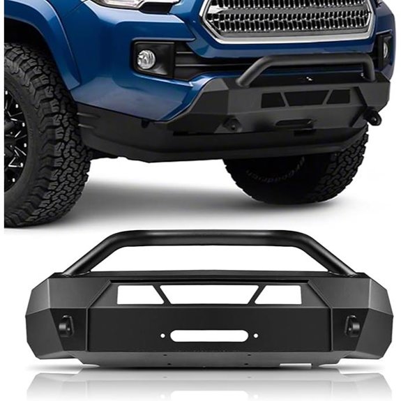 Toyota Tacoma Front Bumper with Shackles and Bull Bar