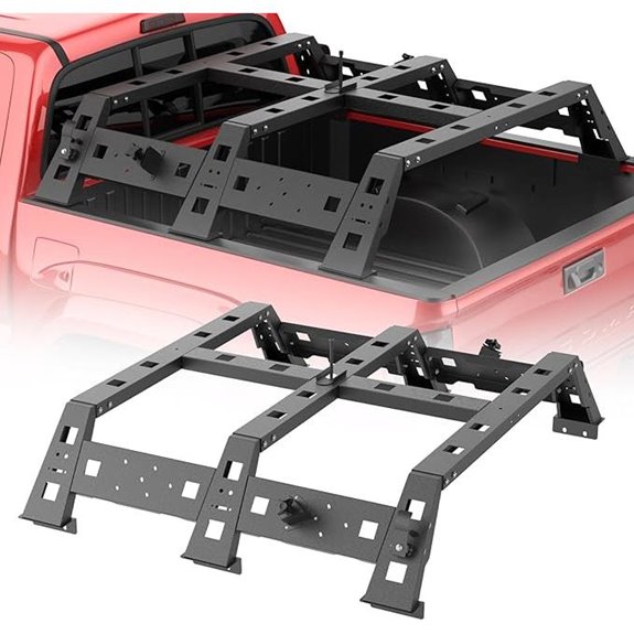 Heavy-Duty Truck Bed Cargo Rack for Toyota Tacoma