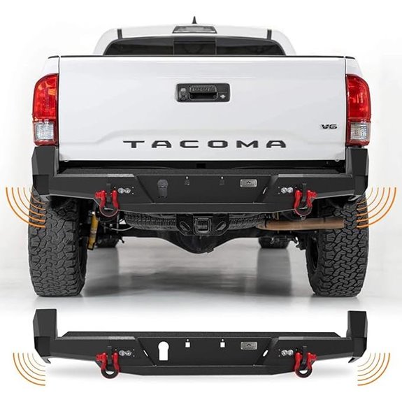 CLAMBER Off-Road Rear Bumper for Toyota Tacoma