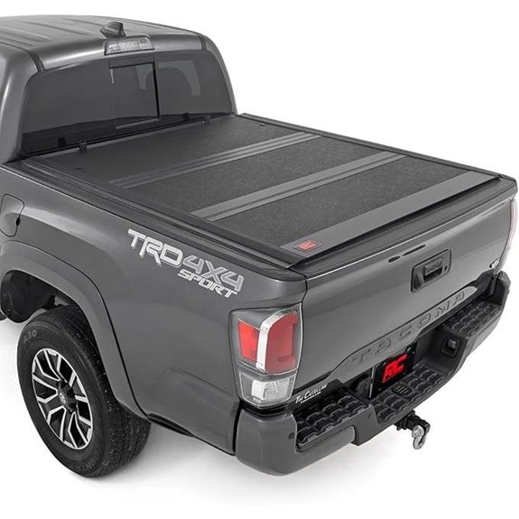 Rough Country Tri-Fold Tonneau Cover for Toyota Tacoma