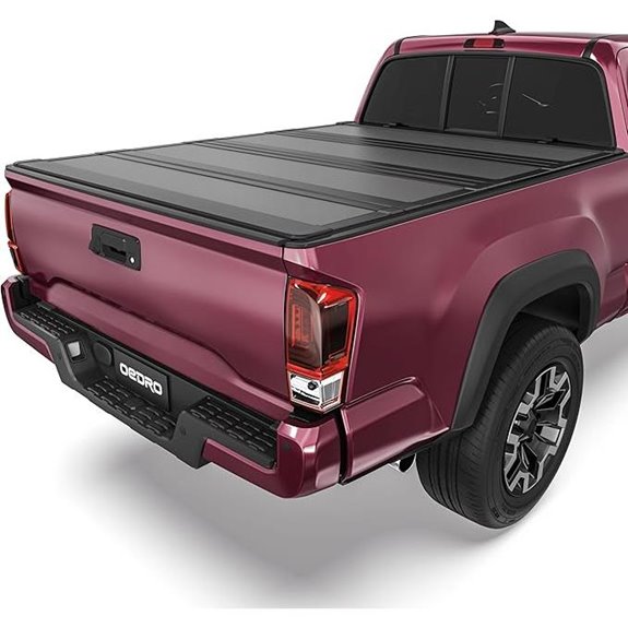 OEDRO Hard Quad-Fold Tonneau Cover for Toyota Tacoma