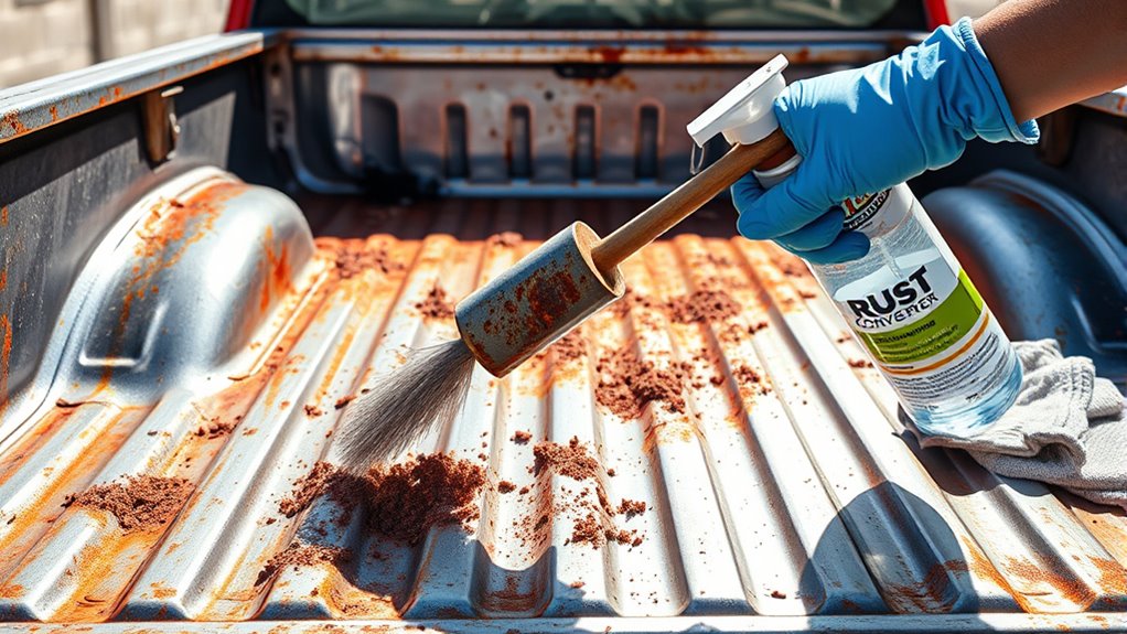 treat rust promptly and prevent