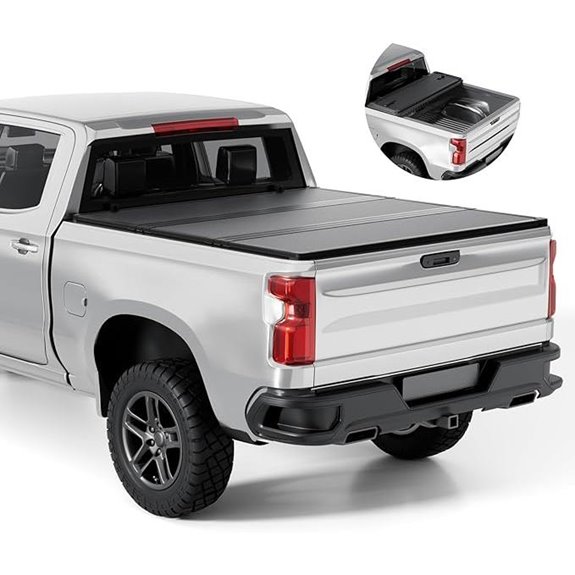 FRP Tri-Fold Truck Bed Tonneau Cover for Chevy/GMC