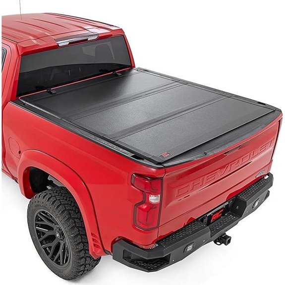 Rough Country Tri-Fold Truck Bed Tonneau Cover