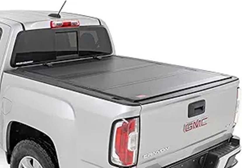 Rough Country Tri-Fold Truck Bed Cover for Chevy GMC