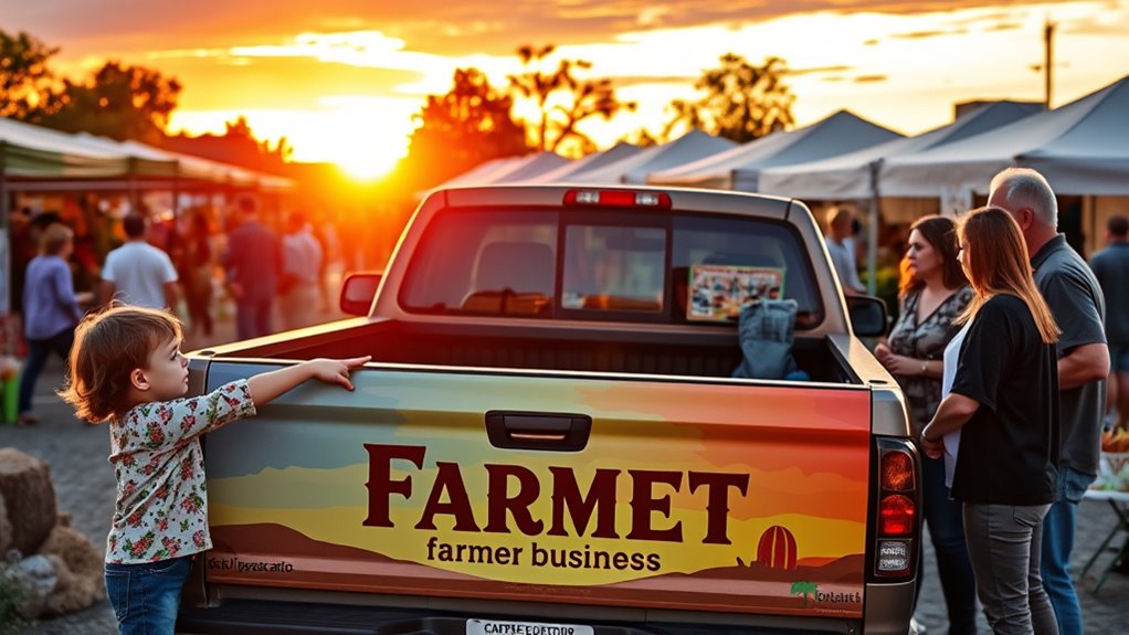 truck bed advertising success