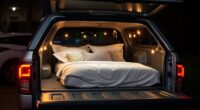 truck bed as guest room