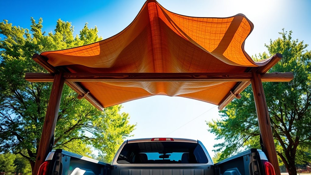truck bed canopy construction