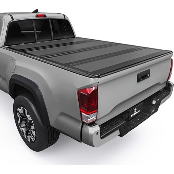 YITAMOTOR Hard Quad-Fold Truck Bed Cover for Tacoma