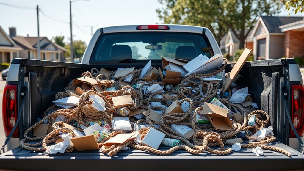 truck bed debris laws