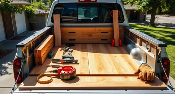 truck bed mobile workbench