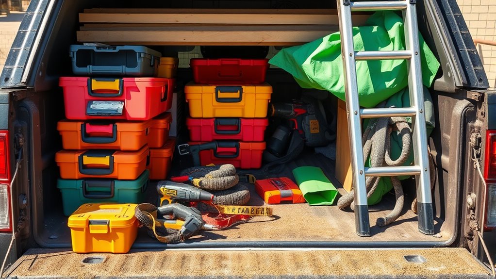 truck bed organization tips