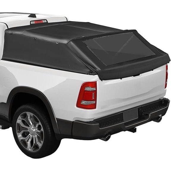JOYTUTUS Truck Bed Soft Topper for Ram/Silverado