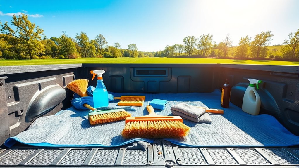 truck bed spring cleaning