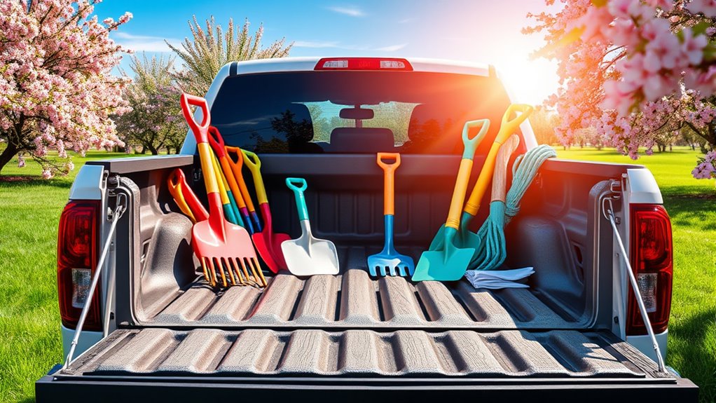 truck bed spring cleanup