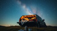 truck bed stargazing tips