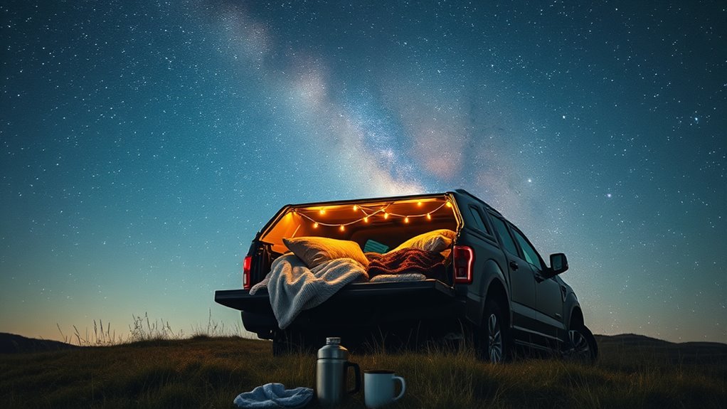 truck bed stargazing tips