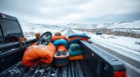 truck bed tips winter travel