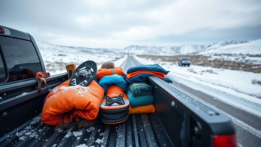 truck bed tips winter travel