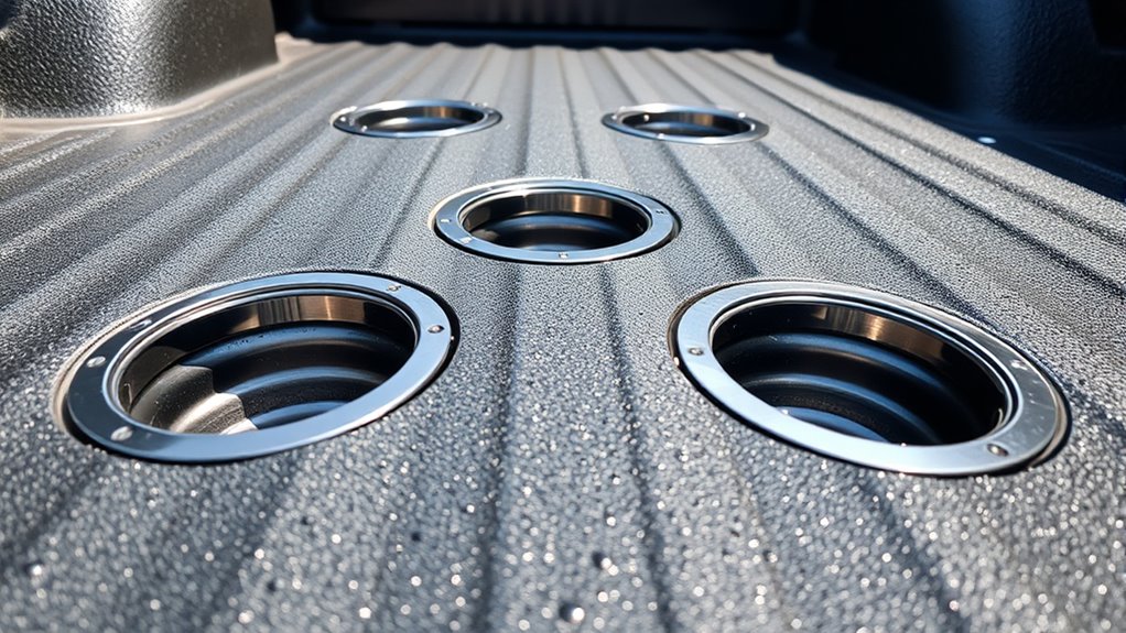 truck drain hole locations