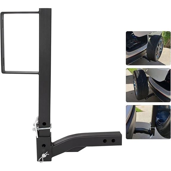 ECOTRIC 24-Inch Universal Spare Tire Mount Carrier