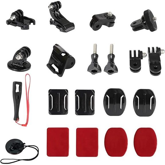 Universal Action Camera Accessory Kit for GoPro & More