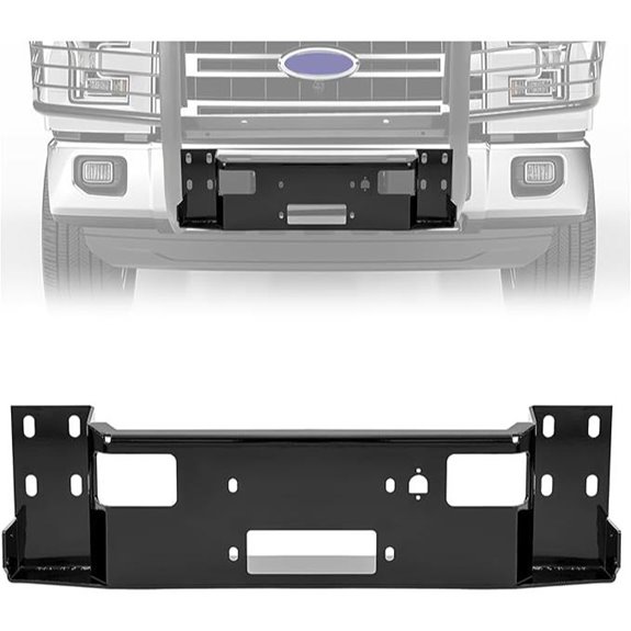 KUAFU Universal Front Winch Bumper Mount for Ford/Dodge