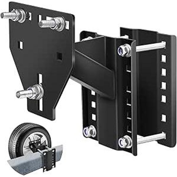 Trailer Spare Tire Mount for Utility Trailers
