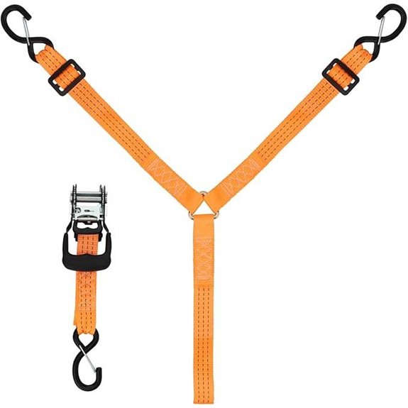 3-Point Ratchet Y Strap for UTV ATV Truck