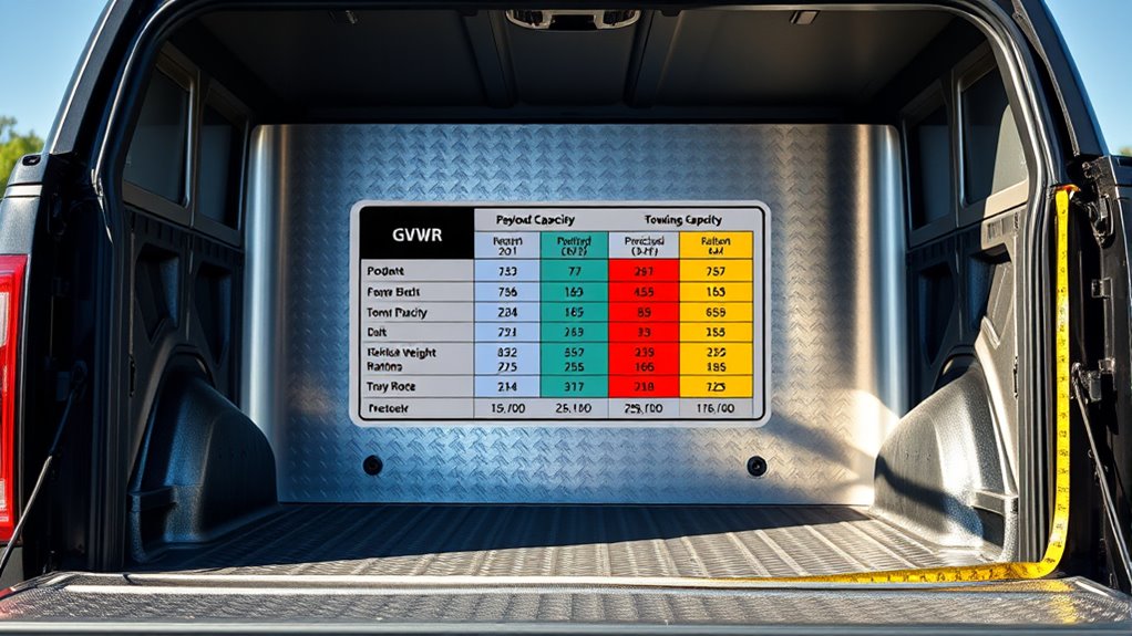 vehicle load capacity specifications