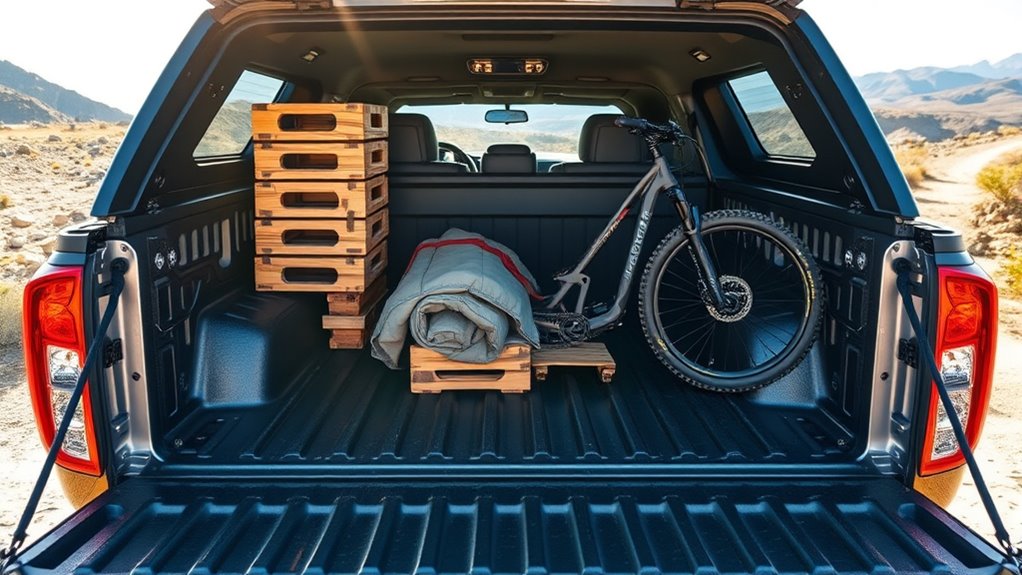 versatile spacious truck bed
