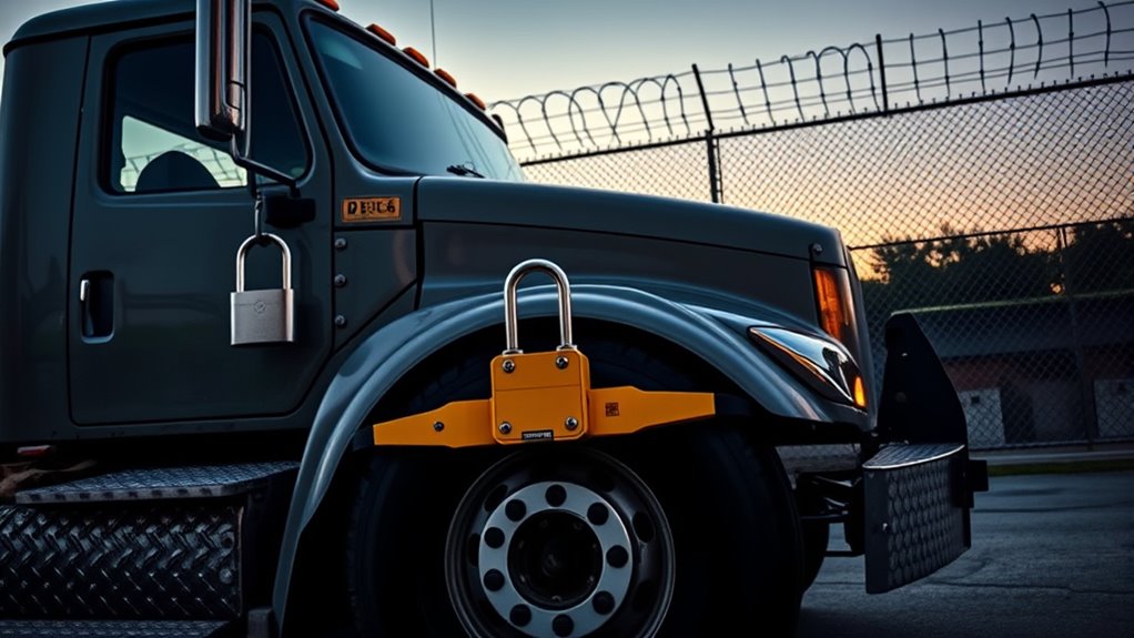 visible locks deter thieves