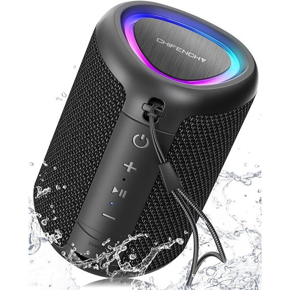 Wireless Bluetooth Speaker with Lights and Waterproof