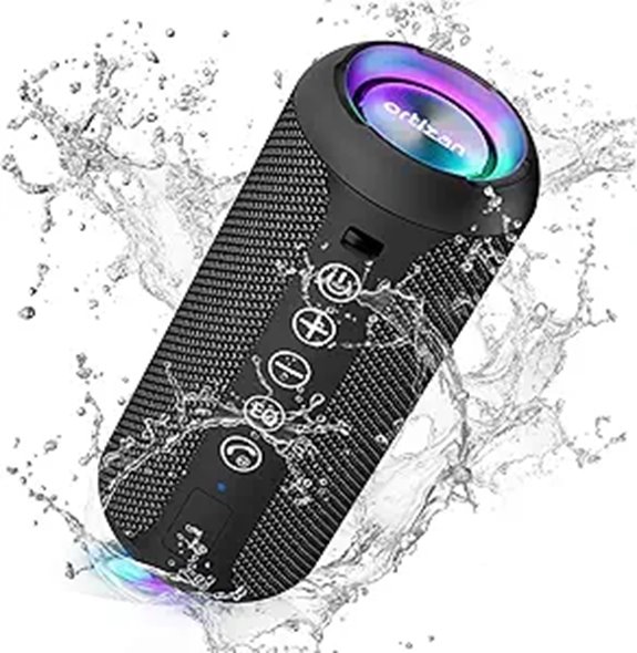 Ortizan Waterproof Bluetooth Speaker with Deep Bass