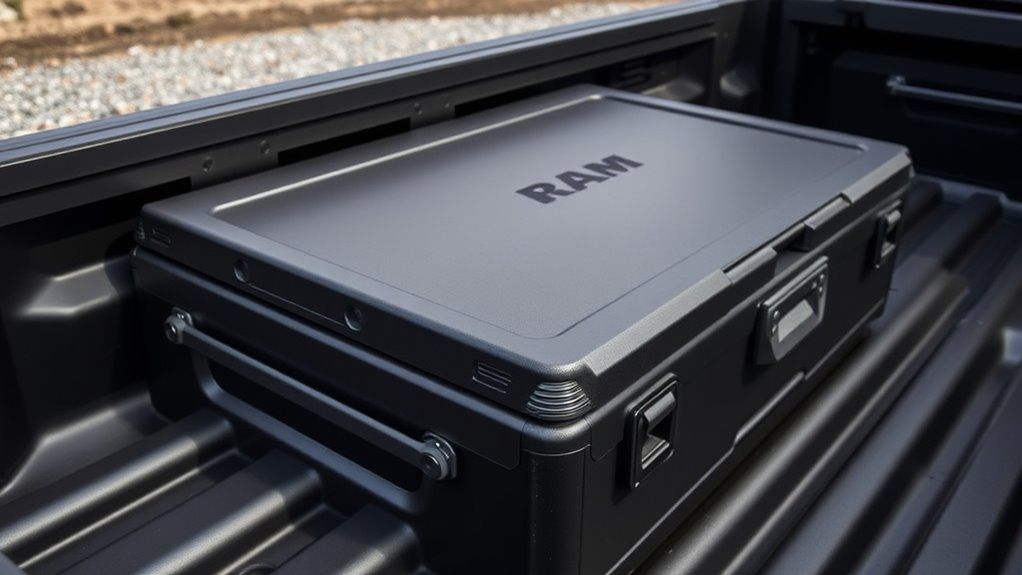 weatherproof lockable cargo bins