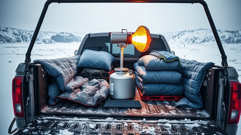 winter camping heat tips