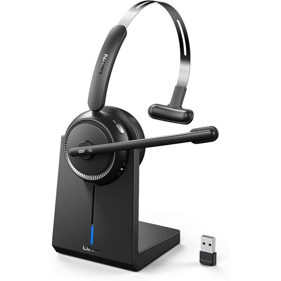 LEVN Wireless Headset 5.2 Bluetooth with Mic