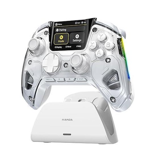 ManbaOne Wireless Gaming Controller with RGB Lighting
