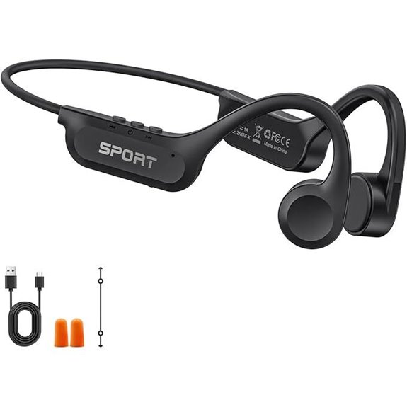 Bone Conduction Headphones Bluetooth 5.4 Waterproof Earphones
