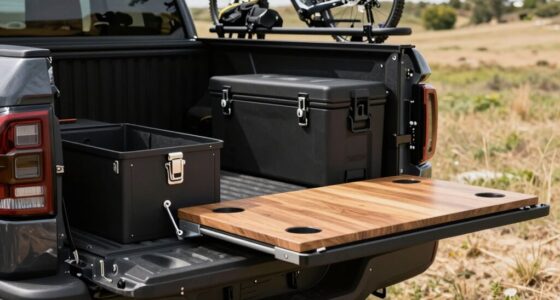 balanced truck bed setup