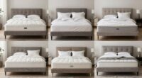 comparing bed size standards
