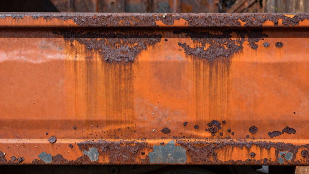 corrosive damage to truck beds