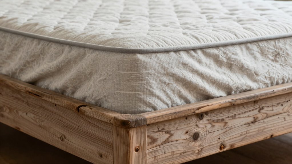 durable well supported bed frame