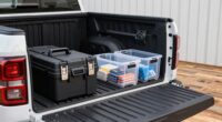 efficient truck bed organization
