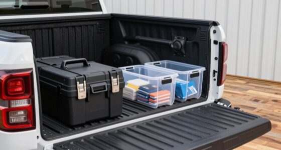 efficient truck bed organization