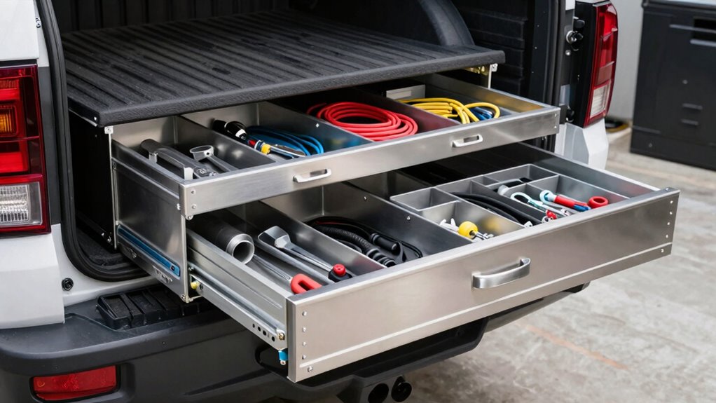 enhanced truck bed organization