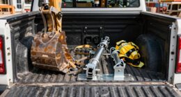 heavy equipment truck setup