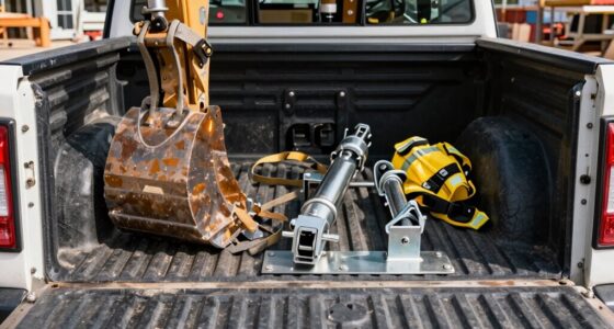 heavy equipment truck setup